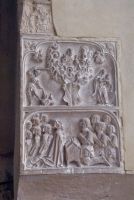 Goudhurst, St Mary, Culpepper carving