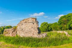 East wall of the original church