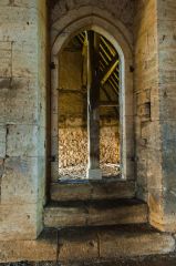 Steps the west porch