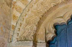 Norman carving detail, south doorway