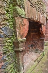The hall chimney with carved pilasters