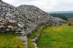 The long cairn looking south