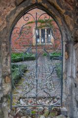 A garden gateway