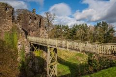 The bridge across the moat