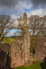 Ruins of the Gothic chimney