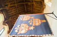 Grundisburgh, St Mary's Church, Baron Cranford Garter banner