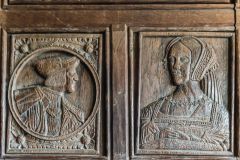Panelling in the dining room