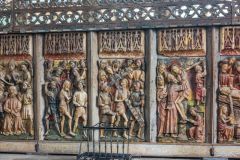 Reredos behind the Chapel altar