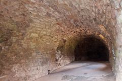 A vaulted undercroft for storage