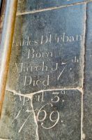 Halesworth, St Mary's Church, D'Urban memorial slab