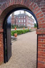 View from the walled gardens