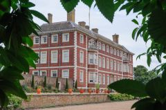 Rear view of the house