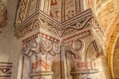 Detail of the sanctuary arch capitals