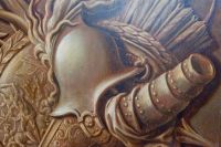 Hampton Court Palace, King's Staircase mural detail