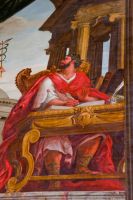 Hampton Court Palace, King's Staircase mural 3