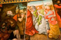 Hampton Court Palace, Wolsey Closet painted panels