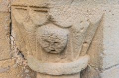 Hatford, St George's Church, Green Man on door jamb