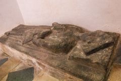 Effigy of a medieval pilgrim