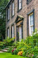 The front entrance to the Parsonage
