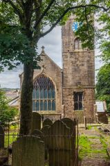 St Michael's church from the Bronte Parsonage