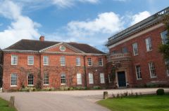 The queen Anne house at Hedingham Castle