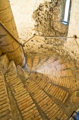 Spiral stair inside the castle