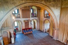 The banqueting hall from the gallery