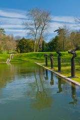Canal in the Georgian gardens