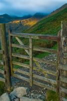 Gate on the path to Helvellyn