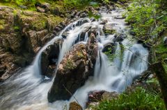 Waterfalls below Ossian's Hall