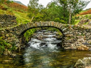 The packhorse bridge at High Sweden