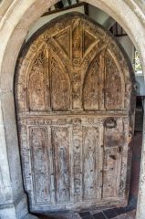 The worn 15th century door