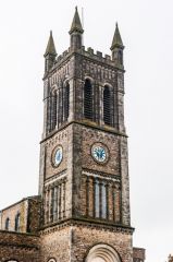 The striking church tower