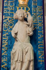 Howden Minster, 14th century Our Lady statue