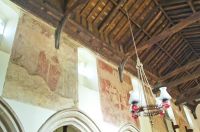 North nave wall paintings