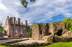 The castle in early September