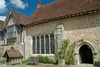 Ightham Mote, Great Hall and courtyard