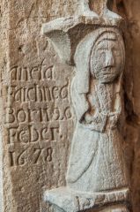 Figure of Aneta Faichney, 1678