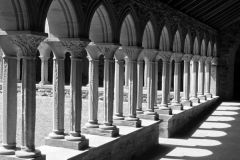The abbey cloisters