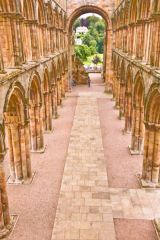 View from the tower down the nave