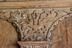 Carved panelling, second floor chamber