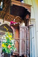 Kedington, St Peter & St Paul's Church, Triple decker pulpit