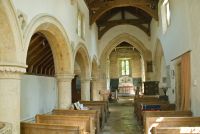 Kelmscott, St George's Church, Looking up the nave