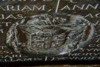 Kelmscott, St George's Church, Grave Slab, sanctuary