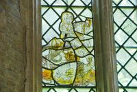 Kelmscott, St George's Church, St George and the Dragon stained glass