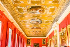 Gilded ceiling in the state apartments