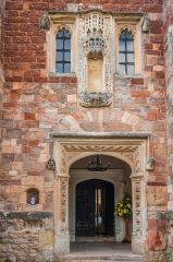 The ornate south porch