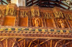 Another view of the screen carving