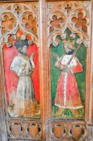 Kersey, St Mary's Church, Screen panel
