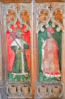 Kersey, St Mary's Church, Screen panel 2